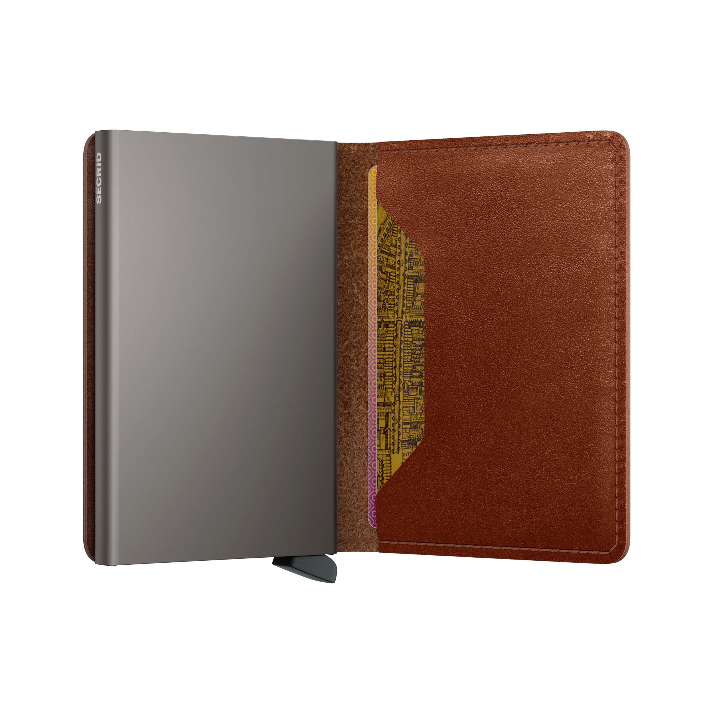 Secrid Slimwallet Texano Saddle – Schrägansicht