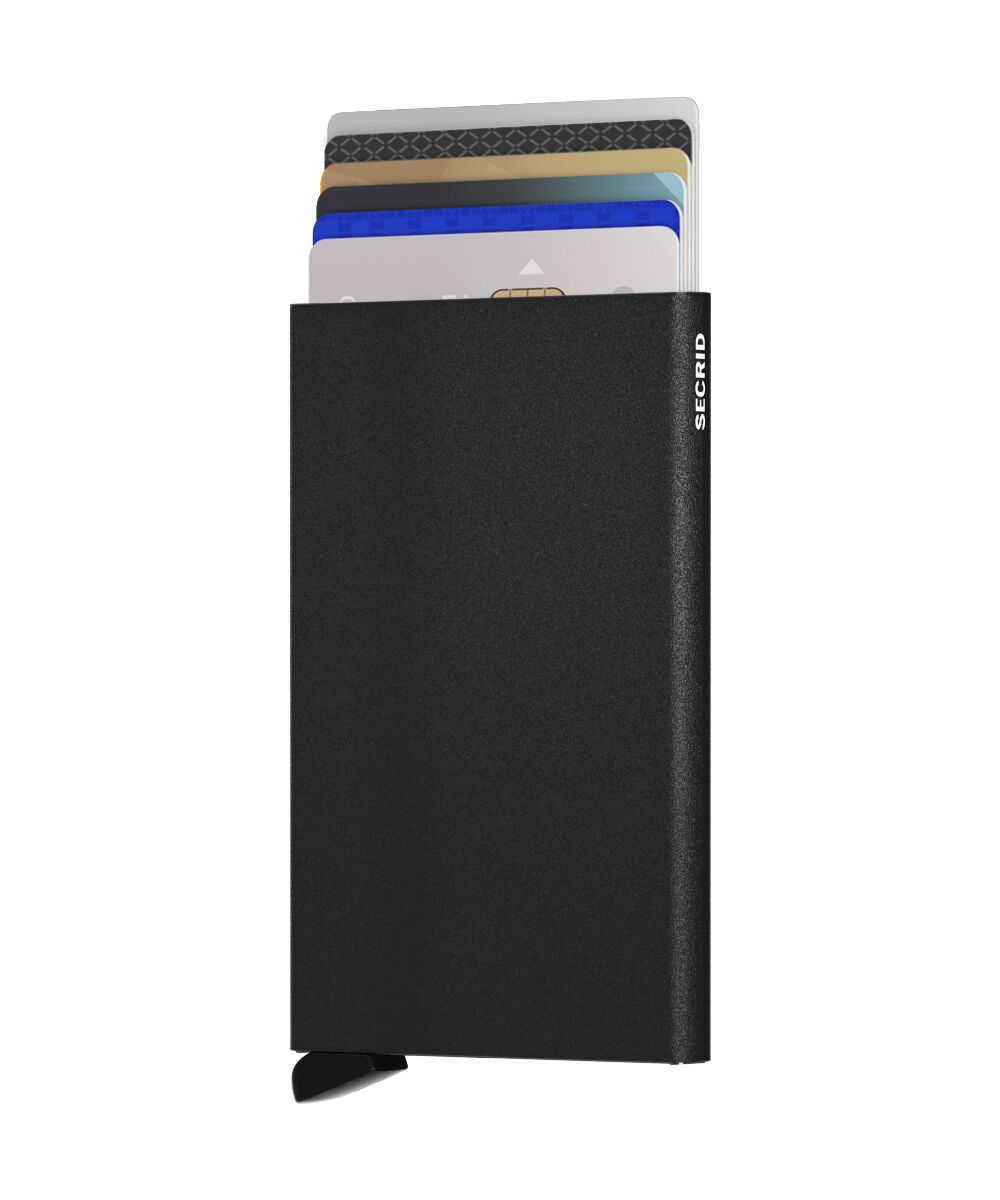 Secrid Cardprotector Powder Black – mit Karten
