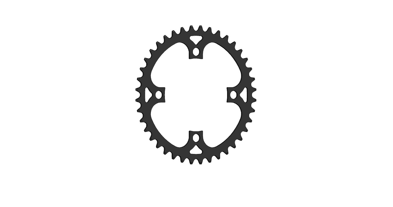 Esjot Kettenblatt für Bosch Gen 1, Gen 3 + Gen 4 1/2" x 3/32"+1/2"x11/128" 40 Zähne