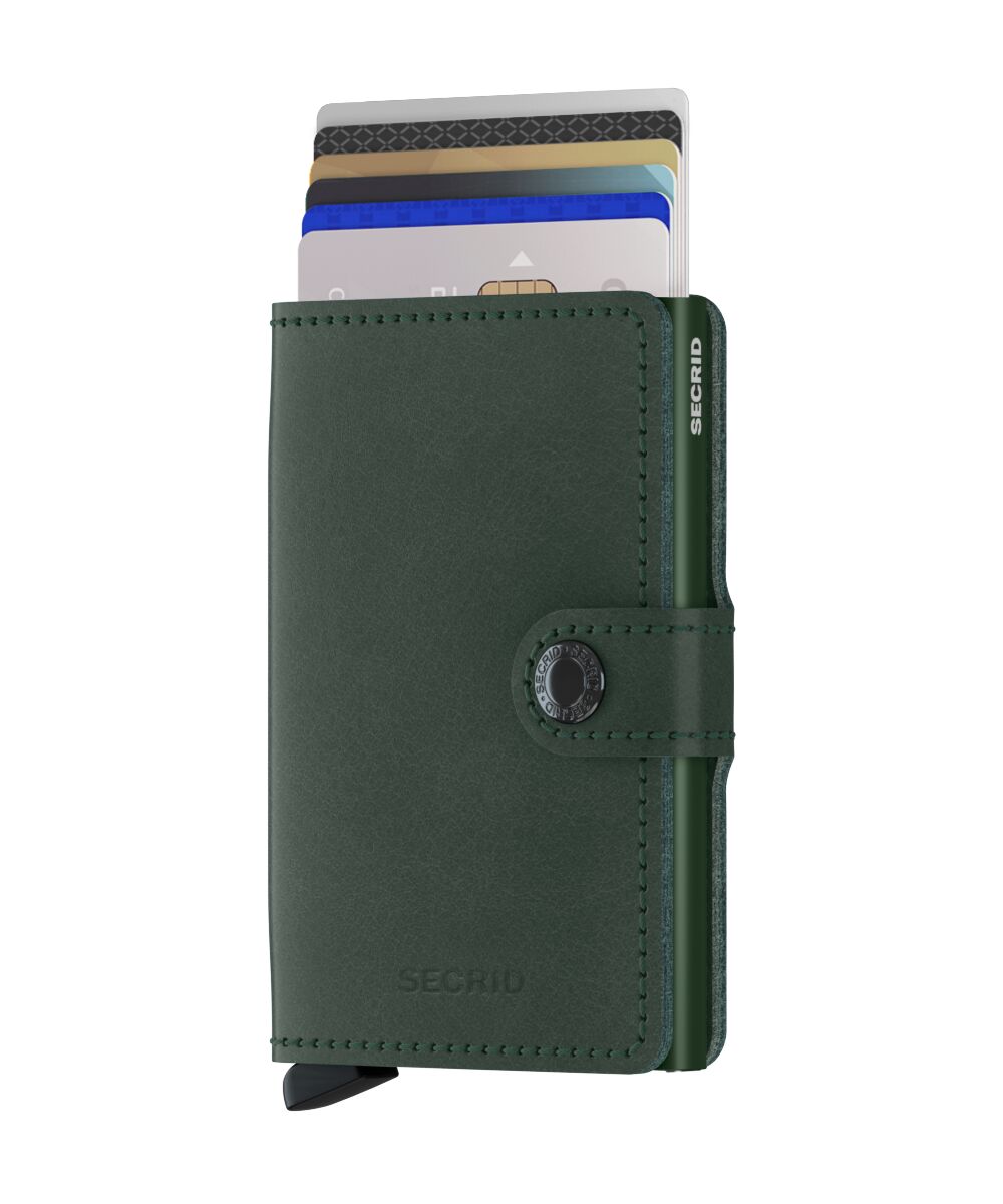 Secrid Miniwallet Original Green – mit Karten