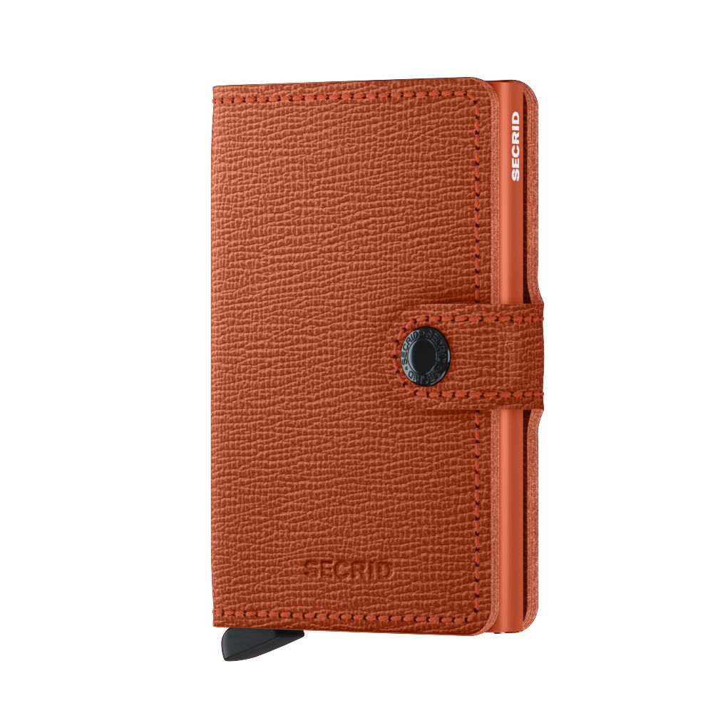 Secrid Miniwallet Crisple Pumpkin – Vorderansicht