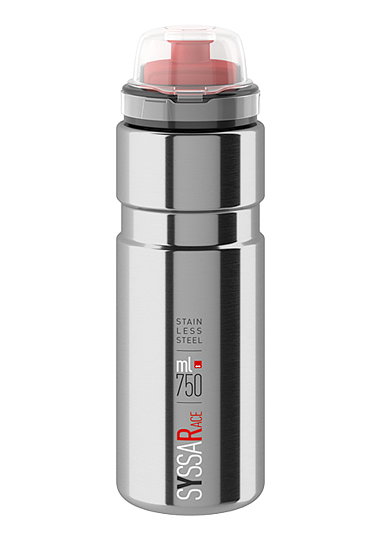 Elite Trinkflasche Syssa Race silber glänzend 0,75 L
