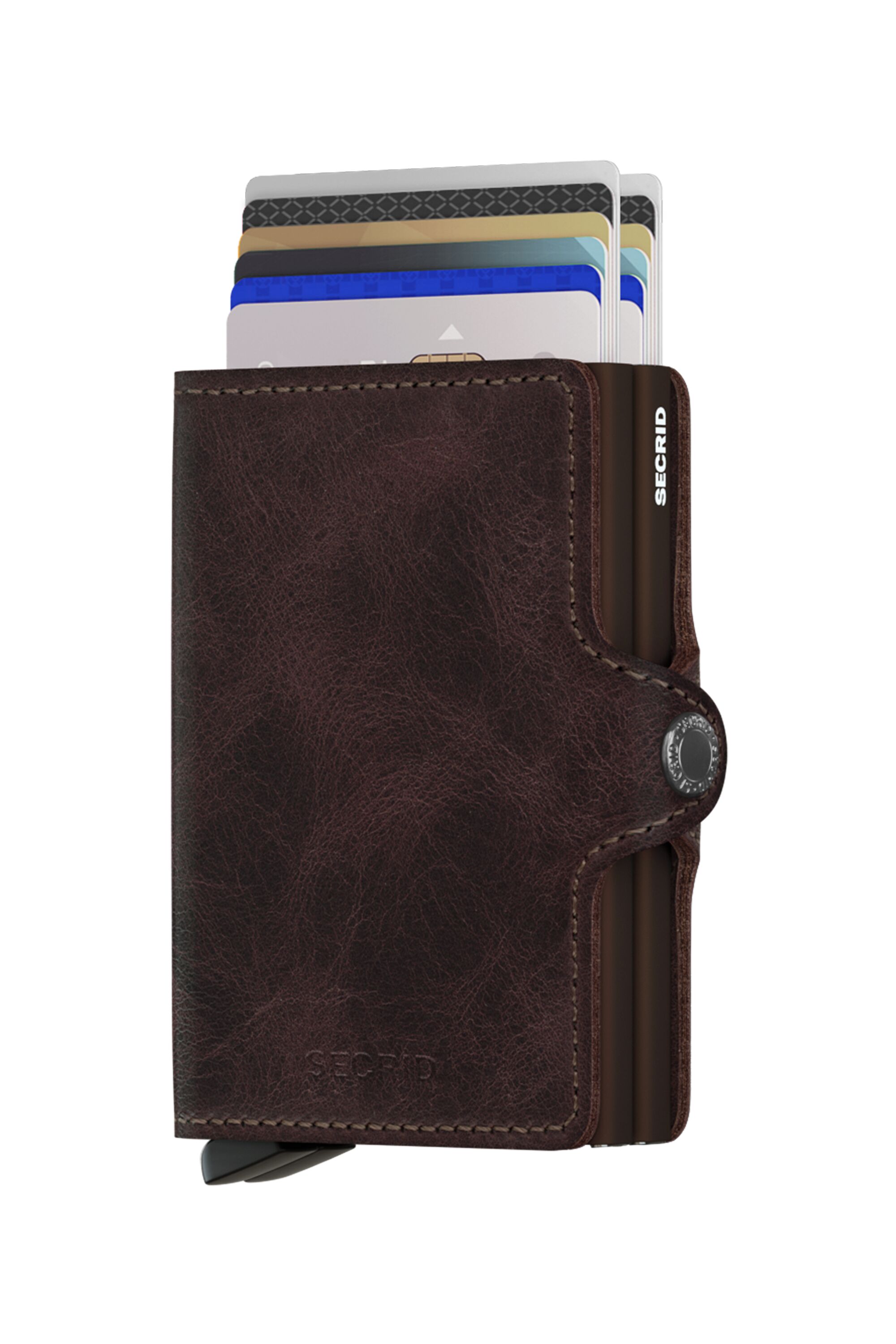 Secrid Twinwallet Vintage Chocolate – mit Karten