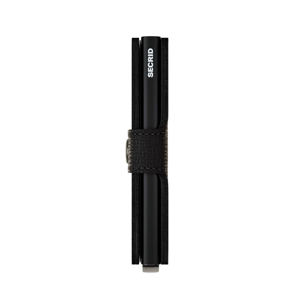 Secrid Miniwallet Crisple Black – Seitenansicht
