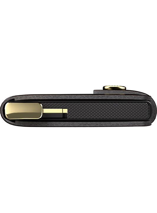 Secrid Miniwallet Stitch Floral Black+ – Unterseite