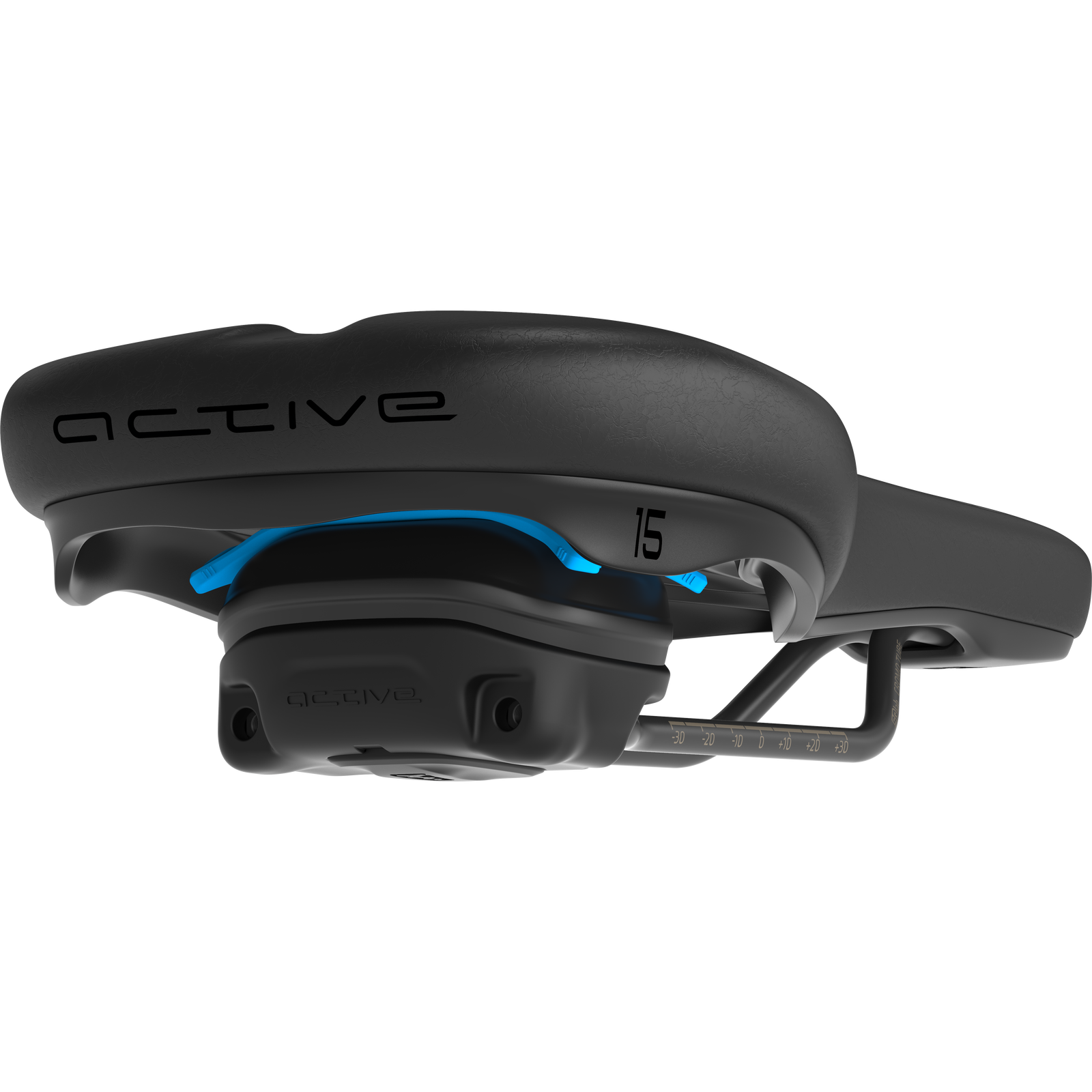SQlab Trekking Sattel 602 Ergolux Active 2.1 – Ansicht schräg hinten