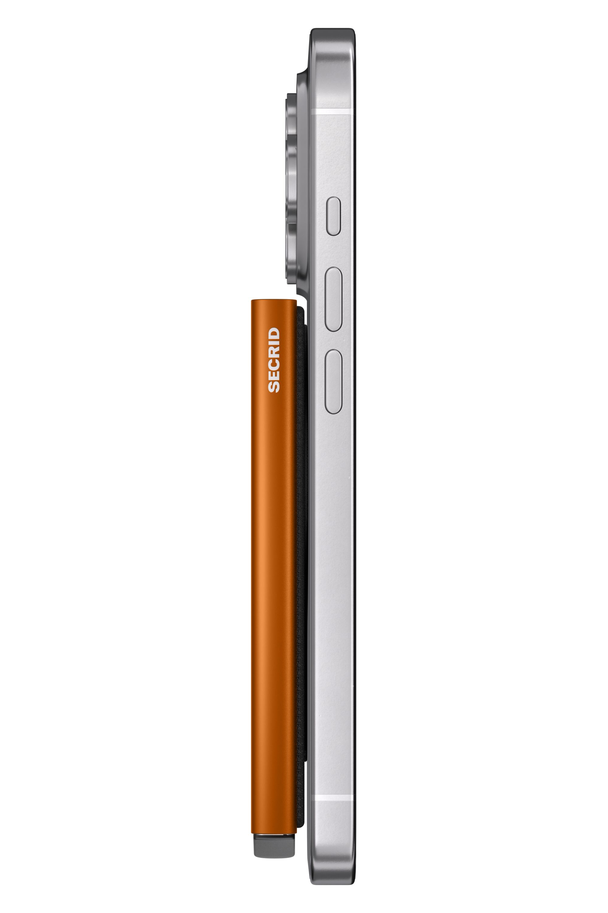Secrid Cardprotector for Magsafe Orange – am Smartphone