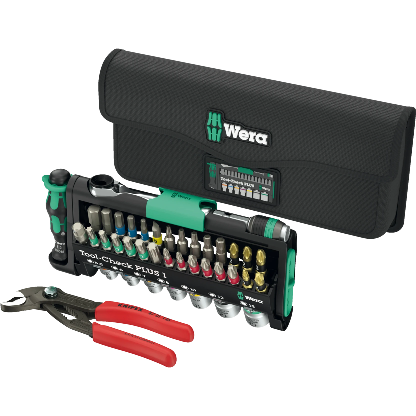 WERA Werkzeug-Set Tool-Check Combi 1