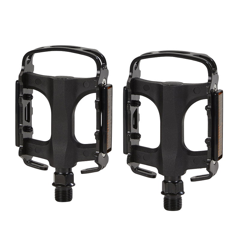 MATRIX MTB Pedal PE66 schwarz Montageverpackung