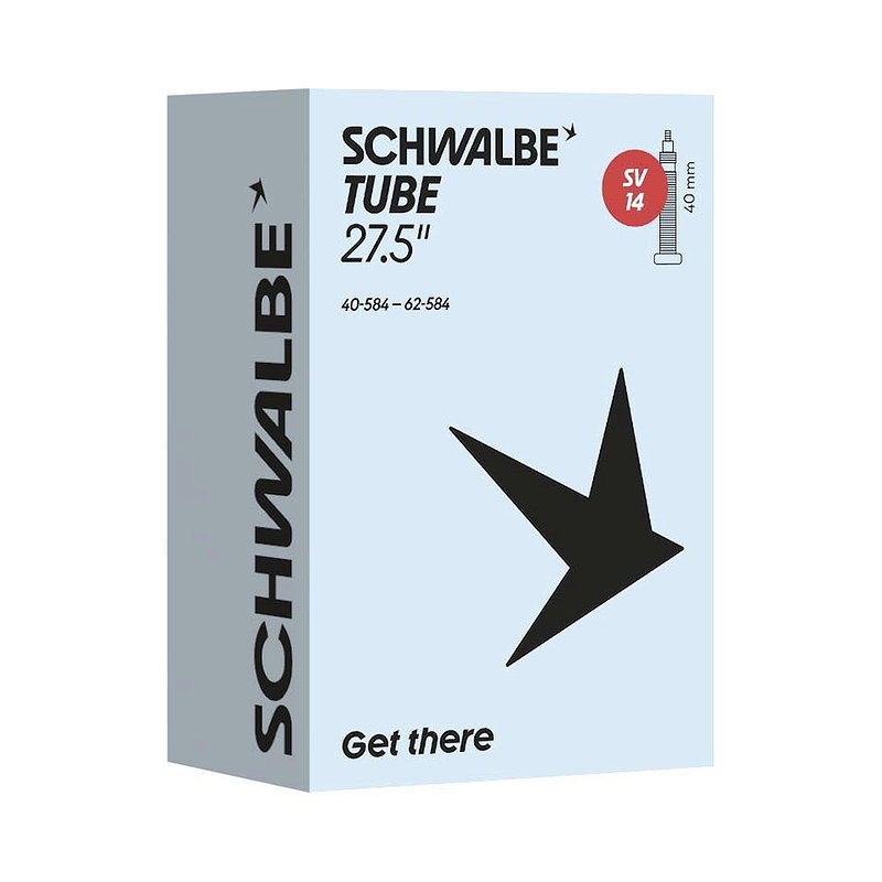 Schwalbe Fahrradschlauch SV Ventil Nr. 14  27,5" 650 B 40 mm 40/62-584