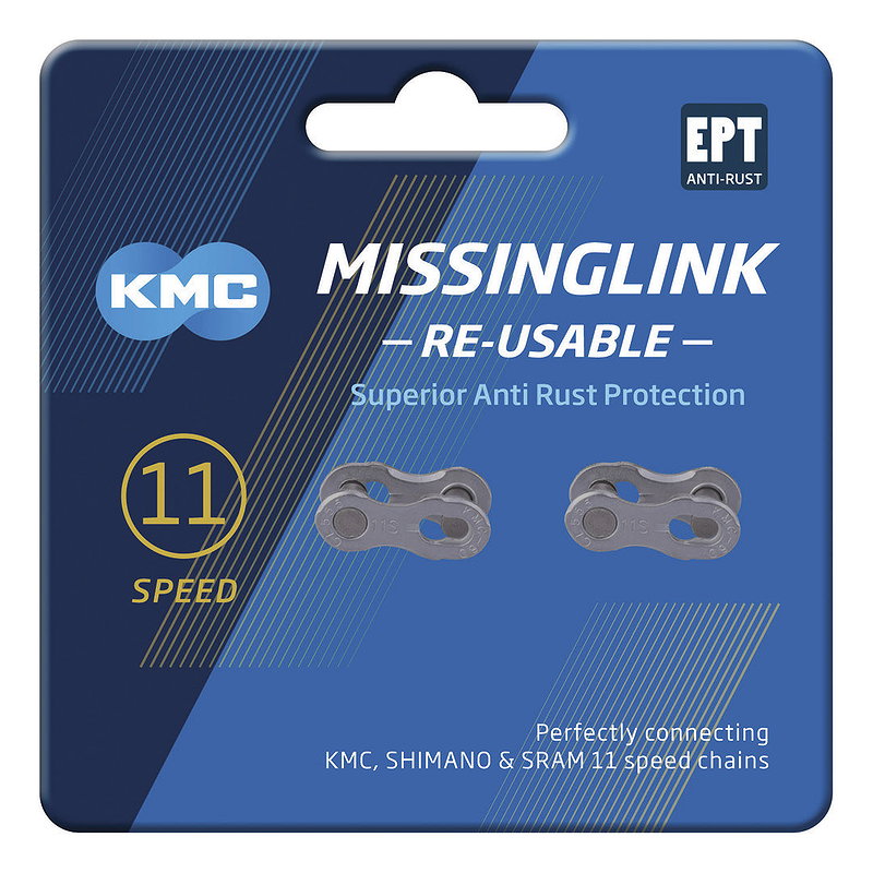 KMC Kettenverschlussglied MissingLink EPT 11-fach (5,65 mm) silber 1/2" x 11/128"