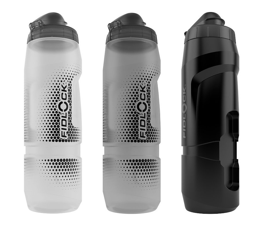FIDLOCK Trinkflasche TWIST bottle 800 transparent weiß 0,80 L