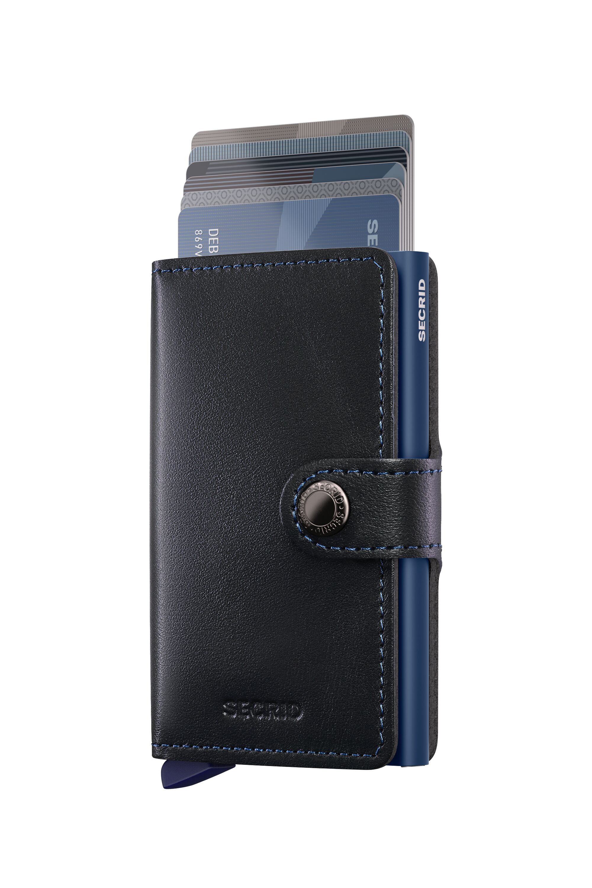 Secrid Miniwallet Original Black-Navy – mit Karten
