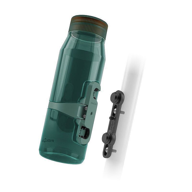 FIDLOCK Trinkflaschen Set TWIST Life inkl. bike base transparent grün 0,70 L