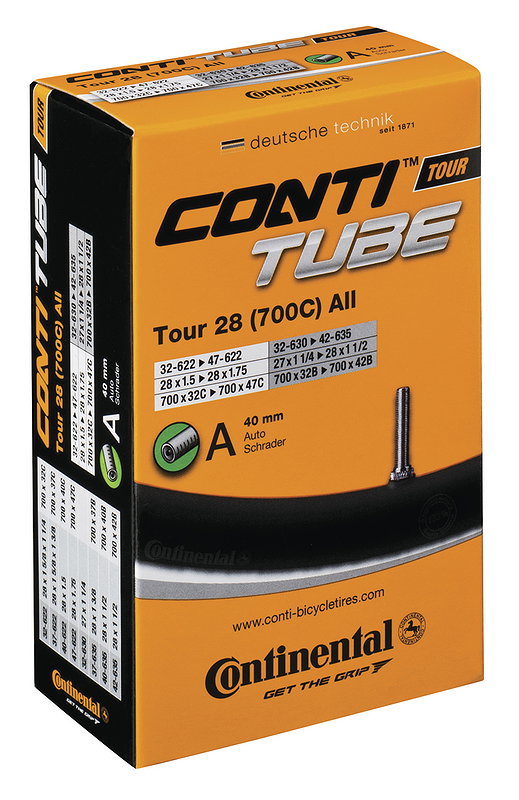 Continental Fahrradschlauch AV Ventil 28" Tour all 40 mm 32/47-622/635