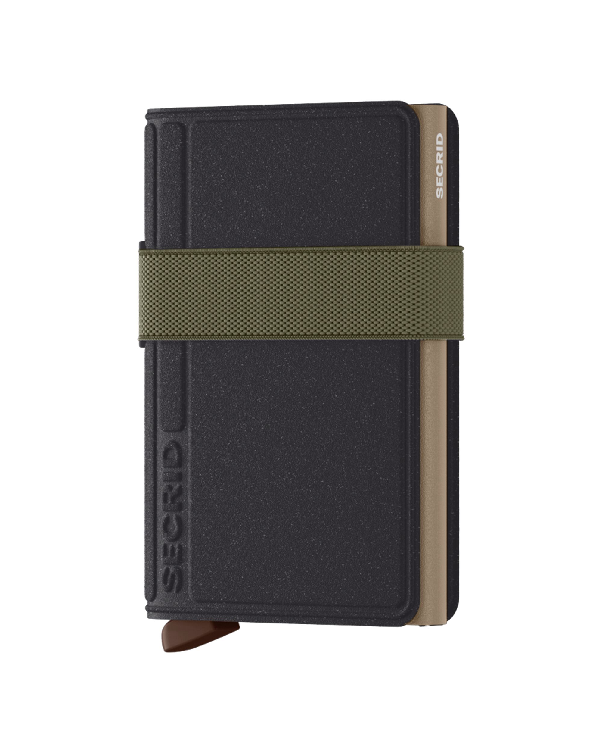 Secrid Bandwallet Liba Black-Olive – Vorderansicht