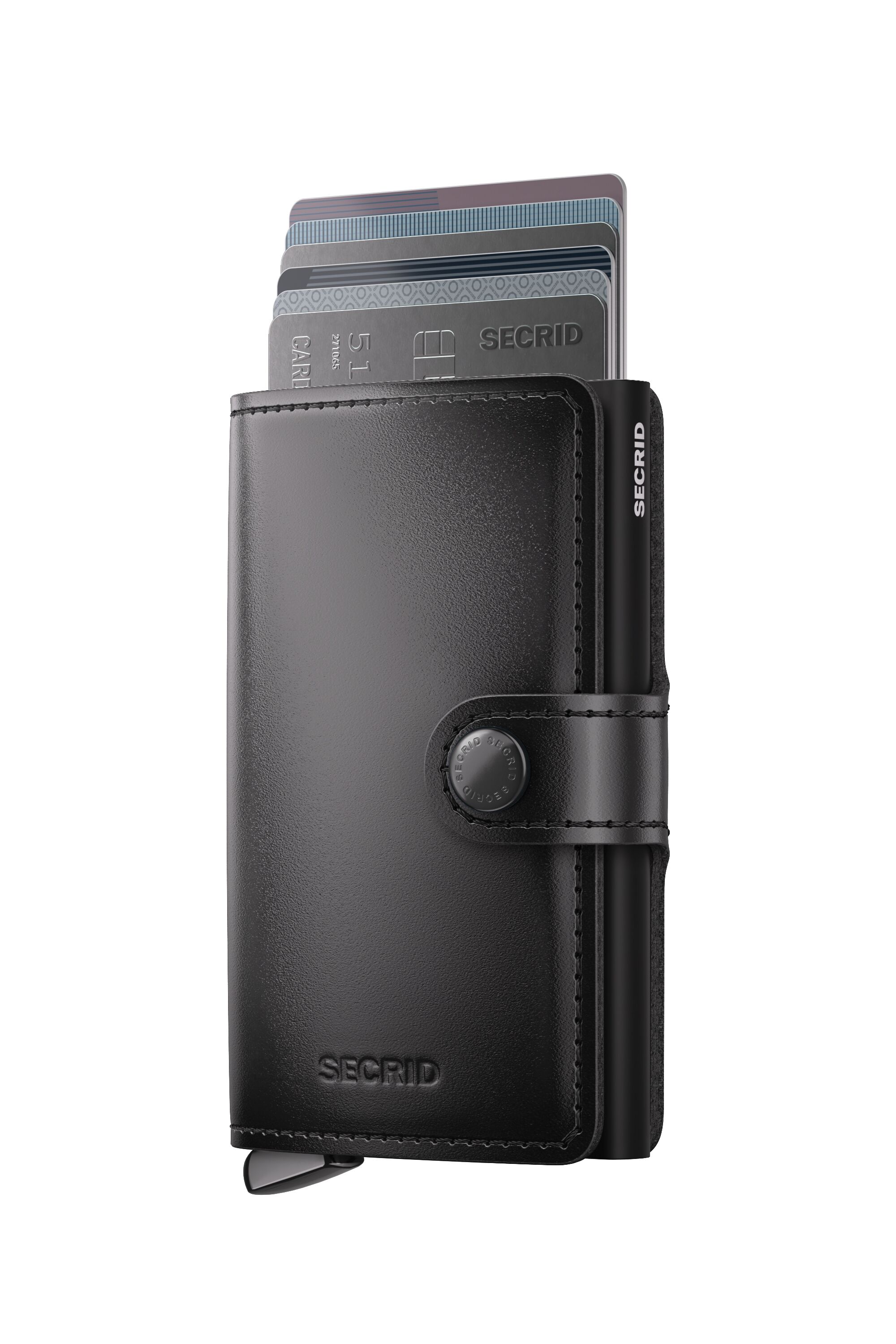 Secrid Miniwallet Dusk Black+ – mit Karten