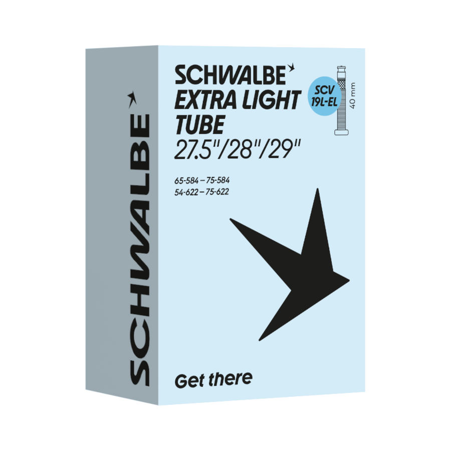 Schwalbe Fahrradschlauch Extra Light SCV19L-EL Nr.19  27,5" Extra Light SCV 40 mm 54/75-584/ 622