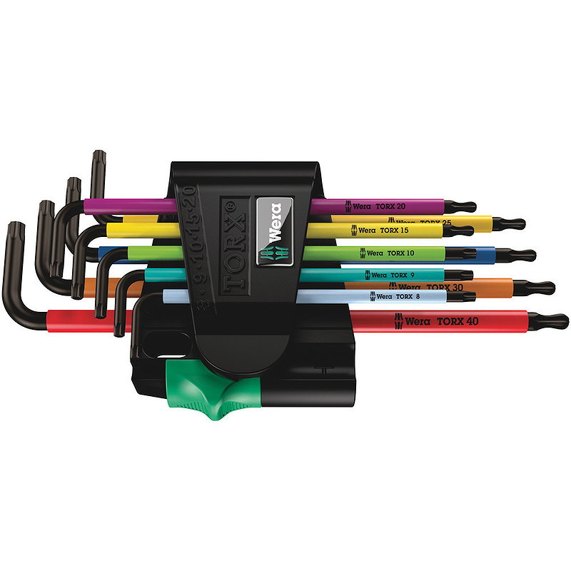 WERA Winkel-Schlüssel-Set 967/9 TX BO Multicolour 1 SB