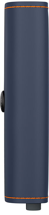 Secrid Envelope Matte Nightblue & Orange – Seitenansicht