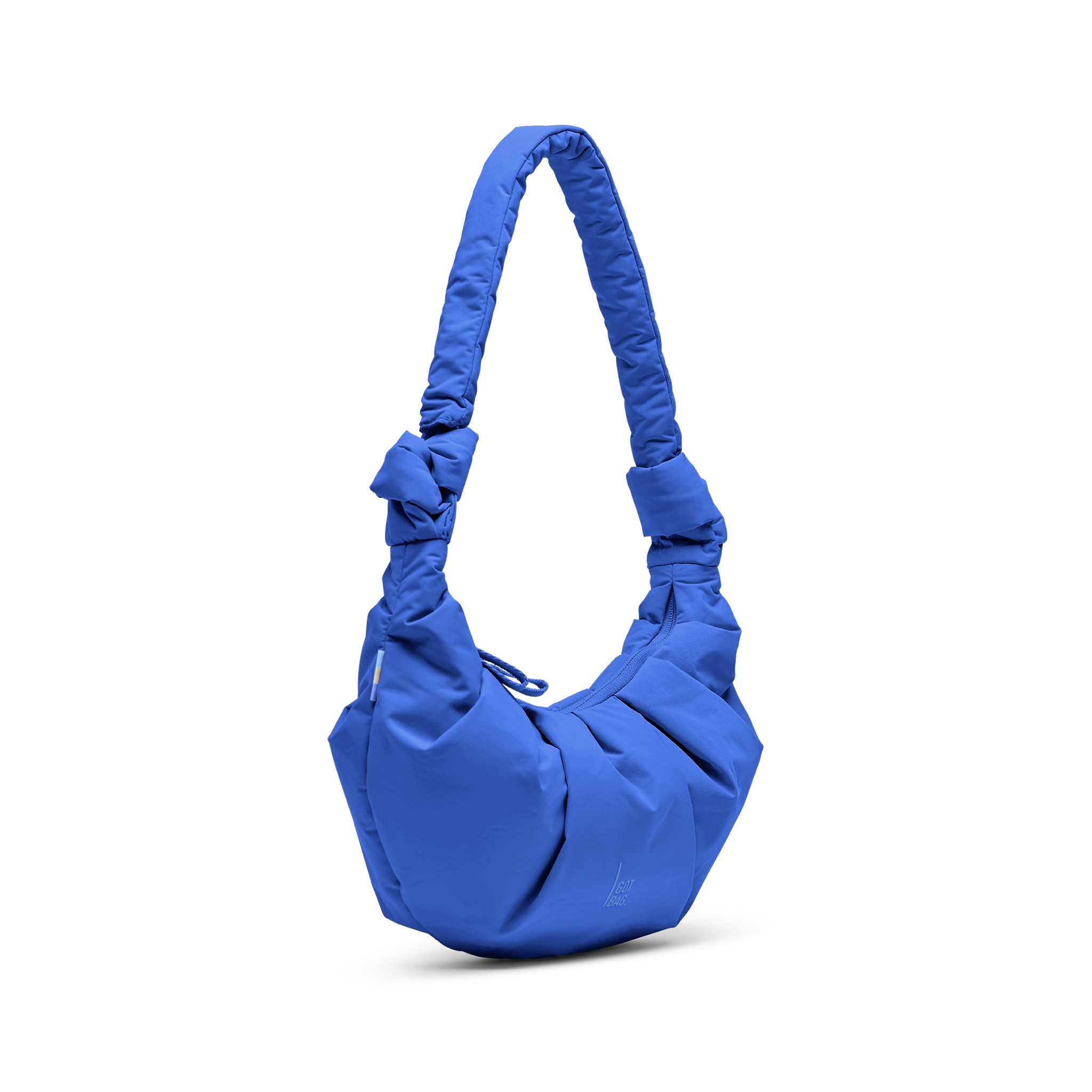 GOT BAG Pleat Moon Bag Small Cobalt