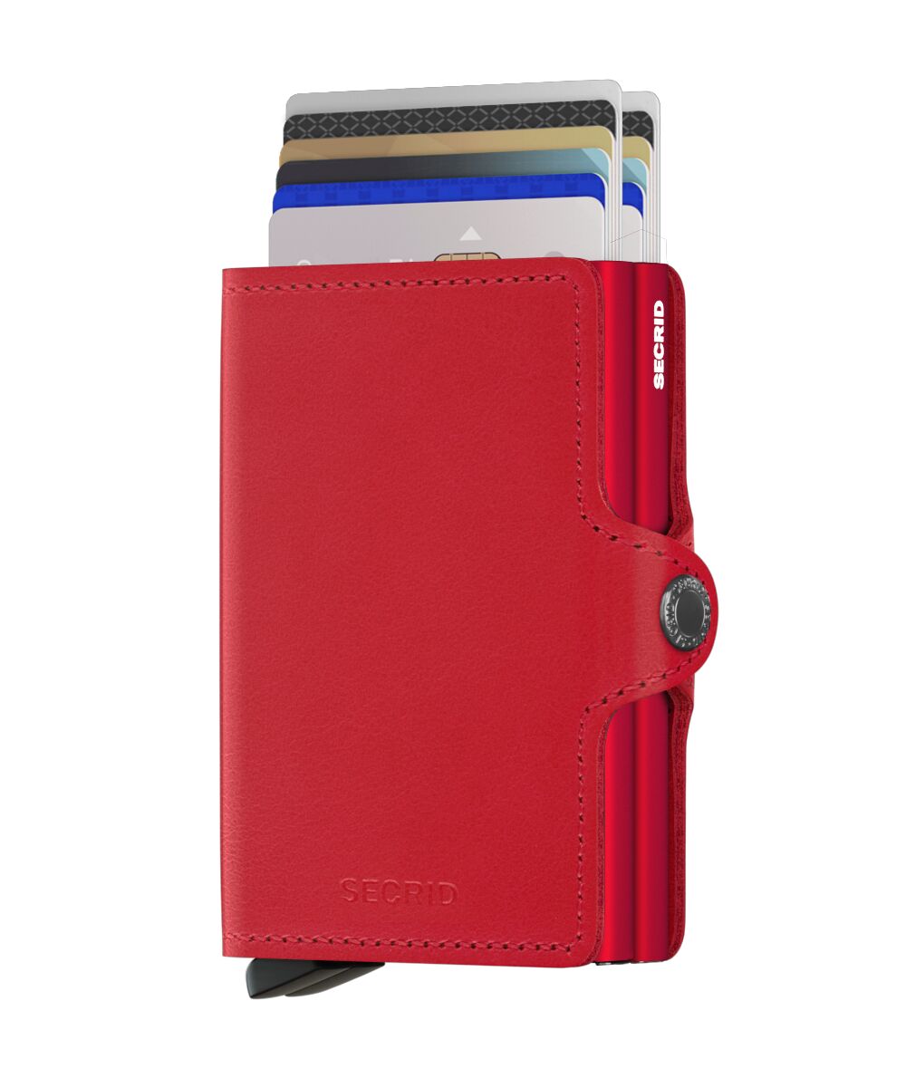 Secrid Twinwallet Original Red-Red – mit Karten