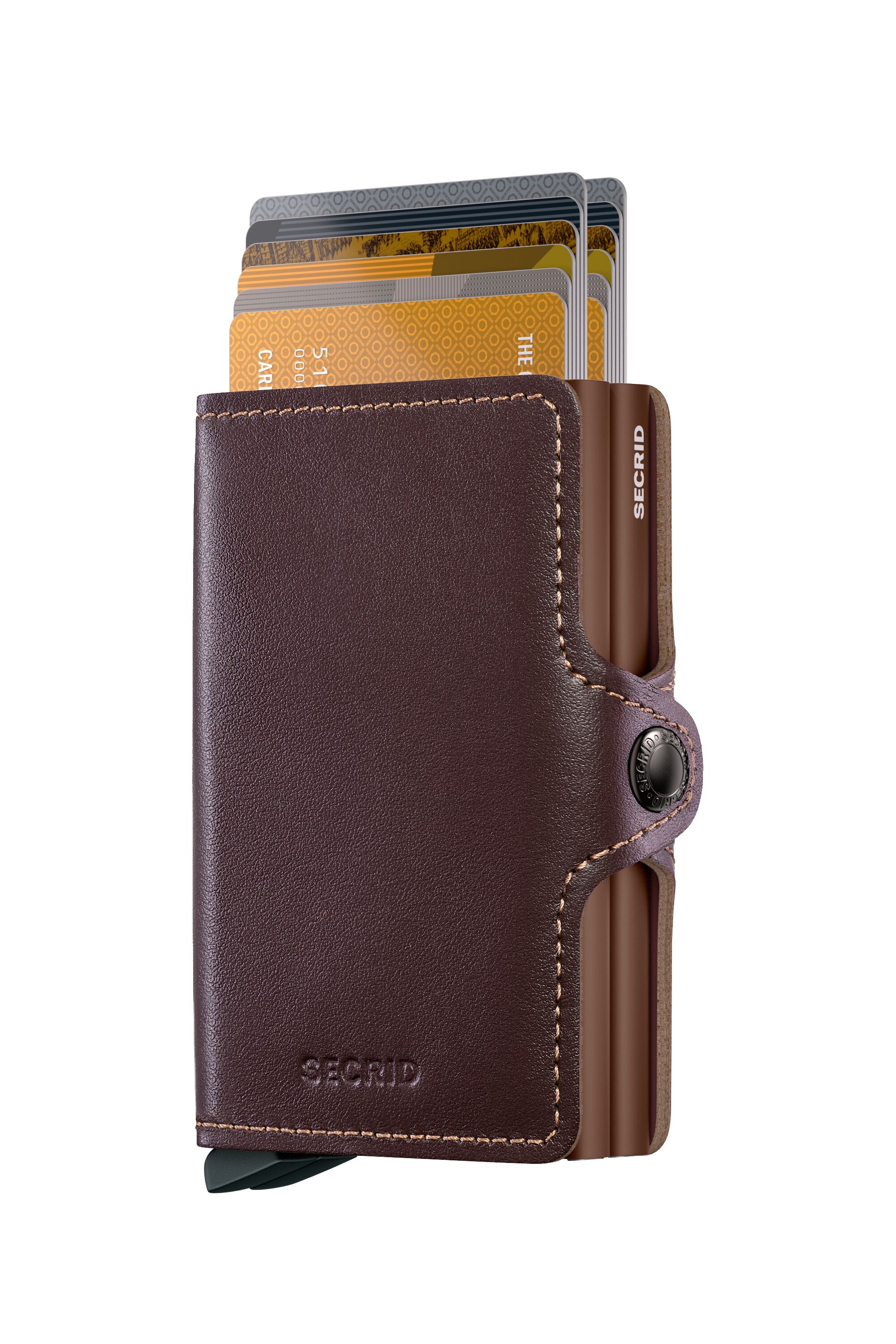 Secrid Twinwallet Original Chocolate – mit Karten