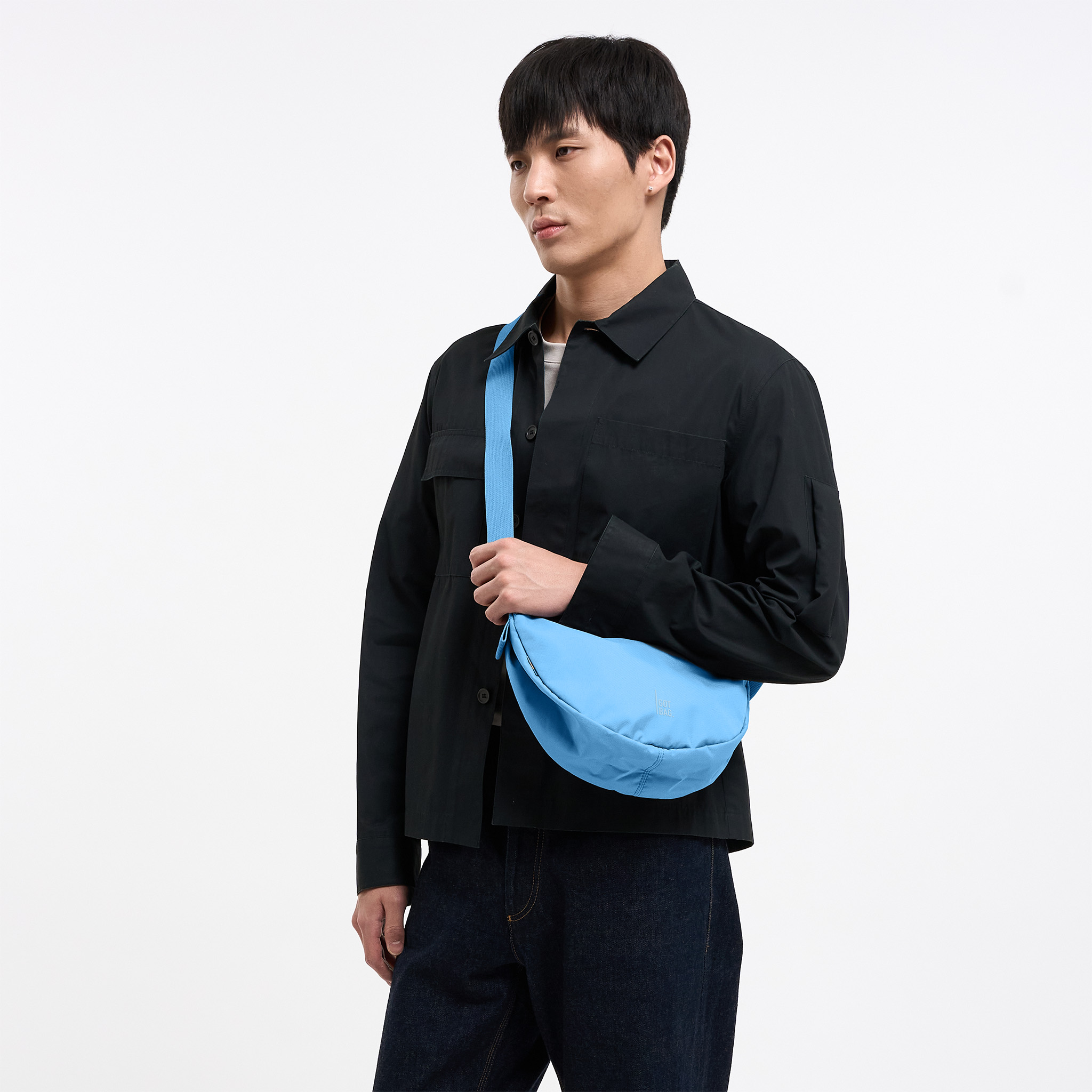 GOT BAG Moon Bag Small Monochrome Aqua