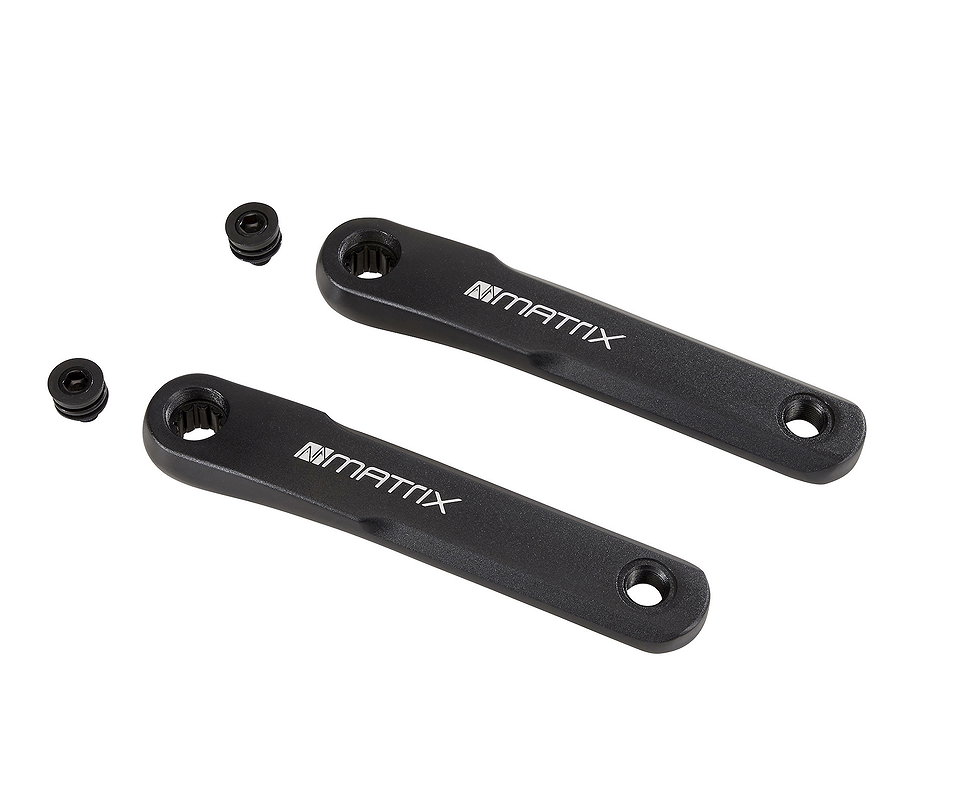MATRIX Kurbelarmsatz Alu Bosch Gen 3 schwarz 170 mm Montageverpackung