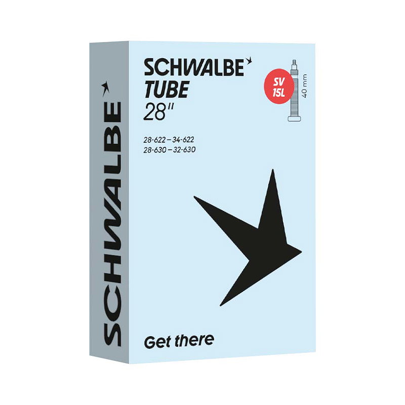 Schwalbe Fahrradschlauch SV Ventil Nr. 15L 28" 40 mm 28/34-622/630