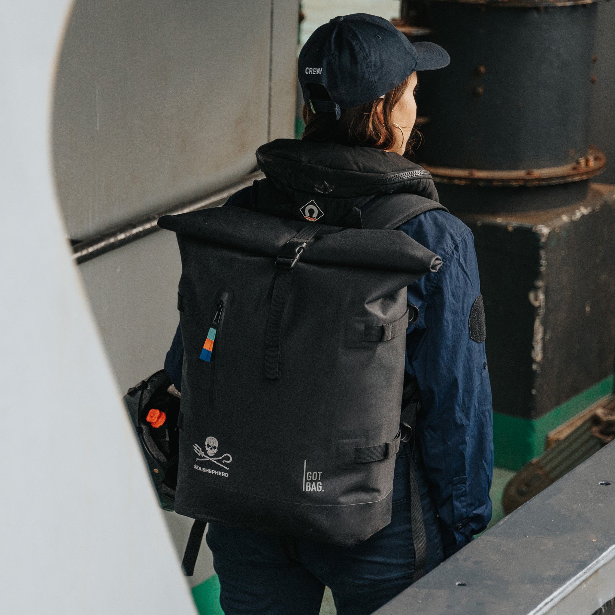 GOT BAG Rolltop 2.0 Sea Shepherd Black