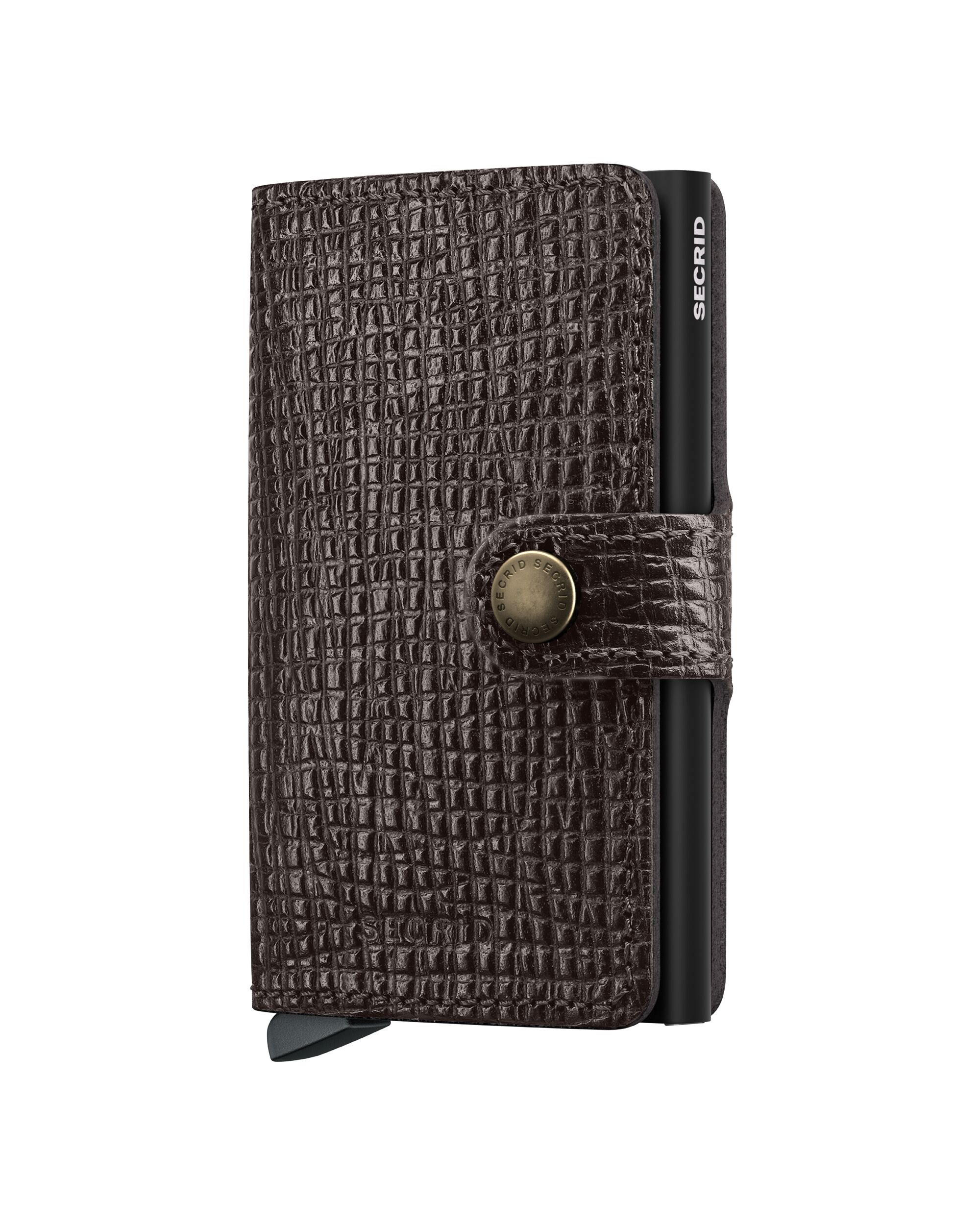 Secrid Miniwallet Palmellato Brown – Vorderansicht
