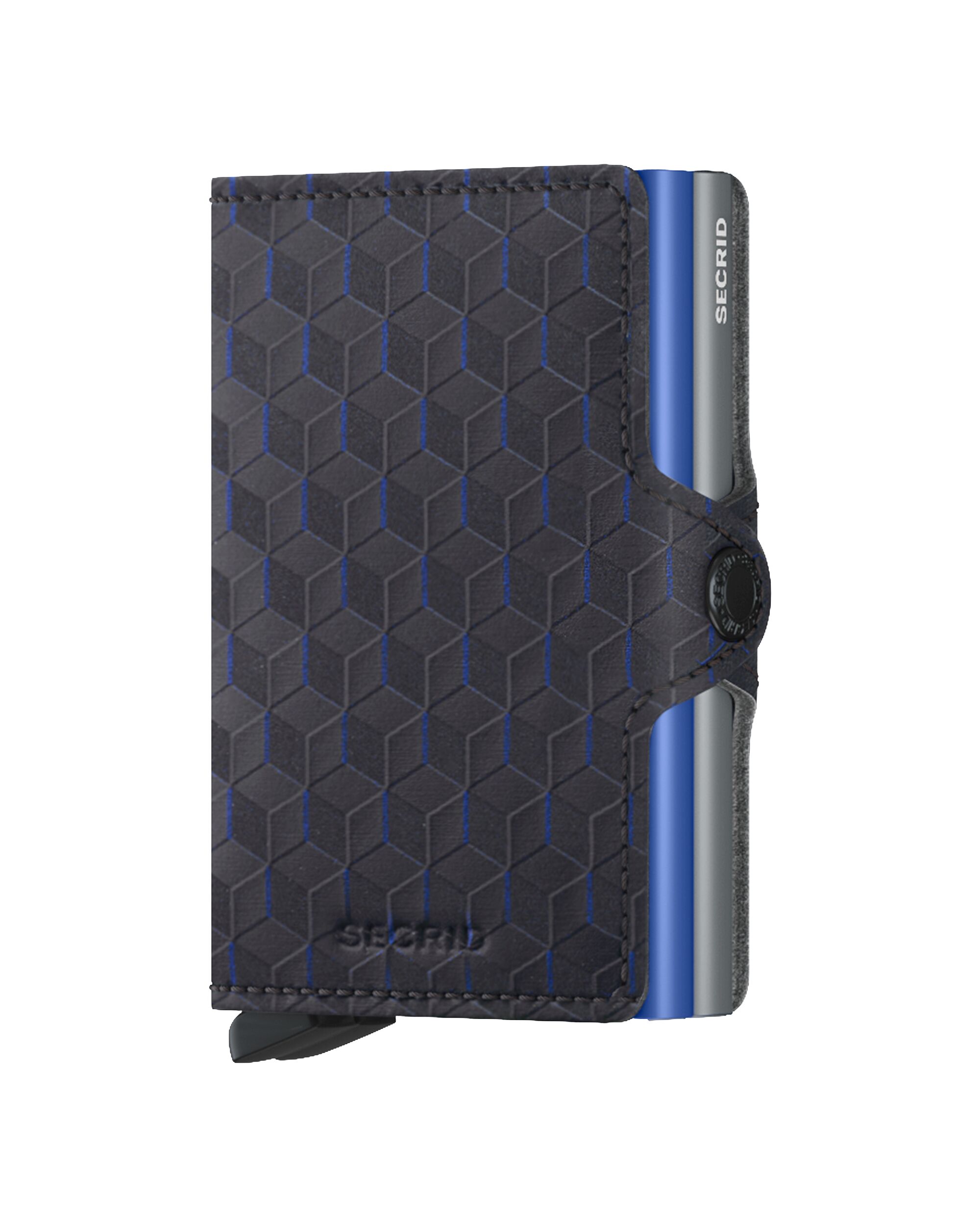 Secrid Twinwallet Optical Titanium-Blue – Vorderansicht