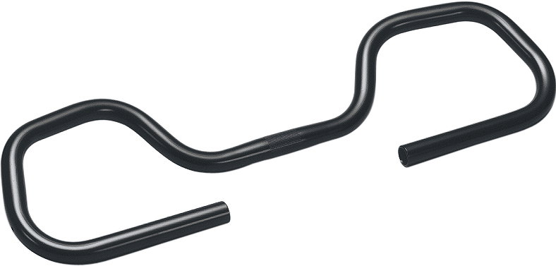 ergotec City-/Trekking Lenkerbügel Contest Lady 550 mm schwarz eloxiert 0°/0° 33 mm 25,4 mm
