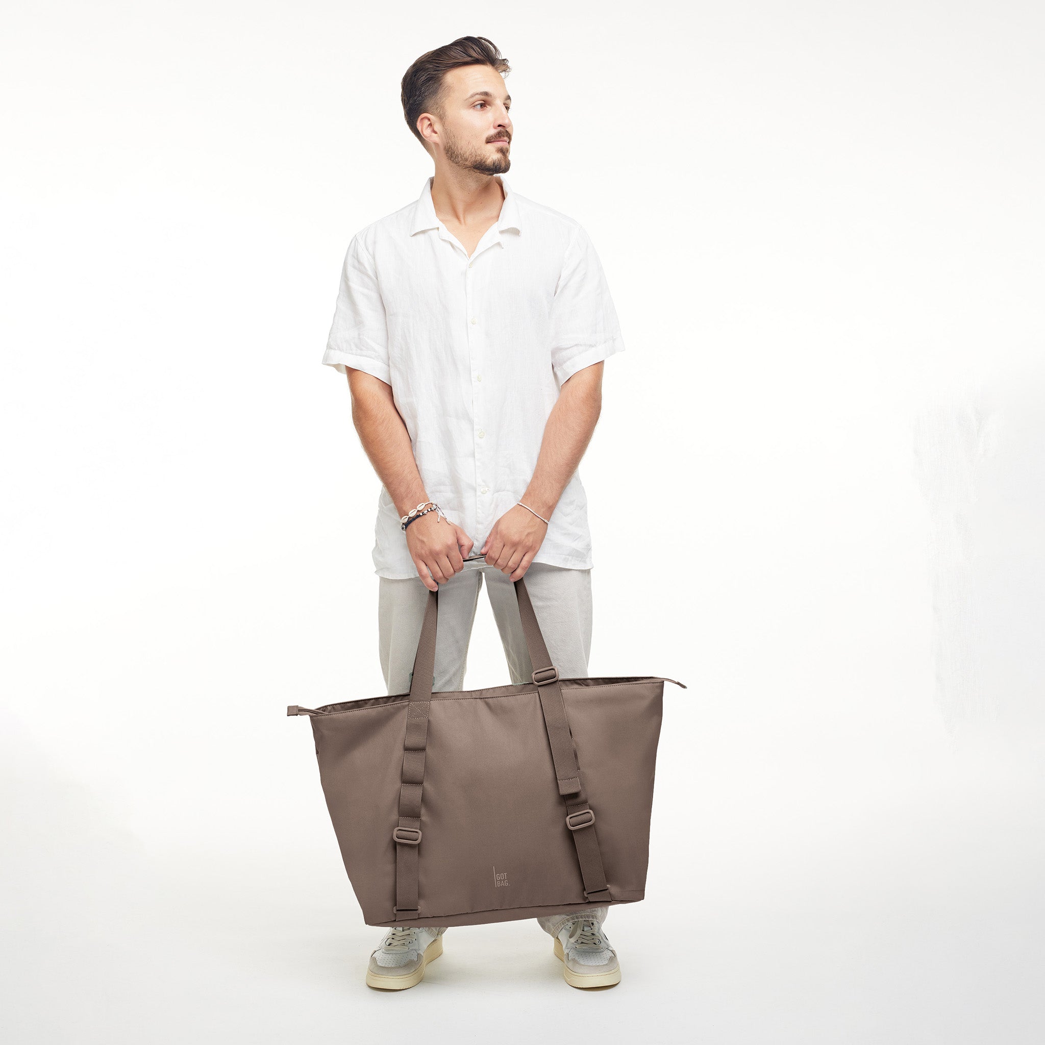 GOT BAG Tote Bag Large Monochrome Oyster