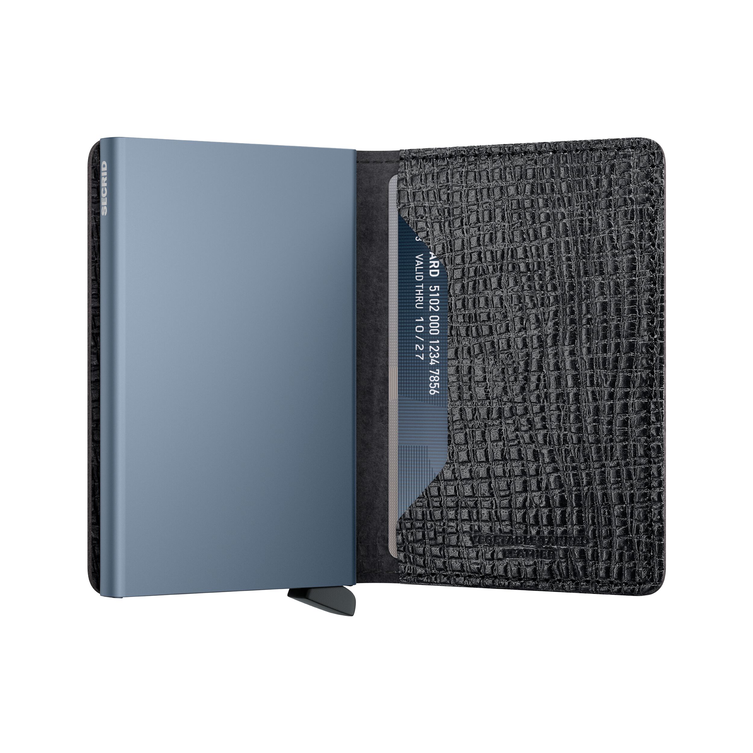 Secrid Slimwallet Palmellato Black – Schrägansicht