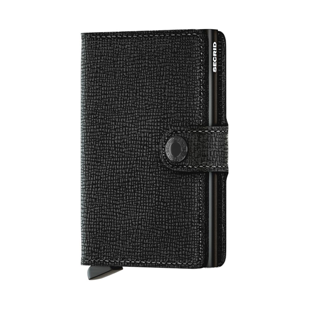 Secrid Miniwallet Crisple Black – Vorderansicht