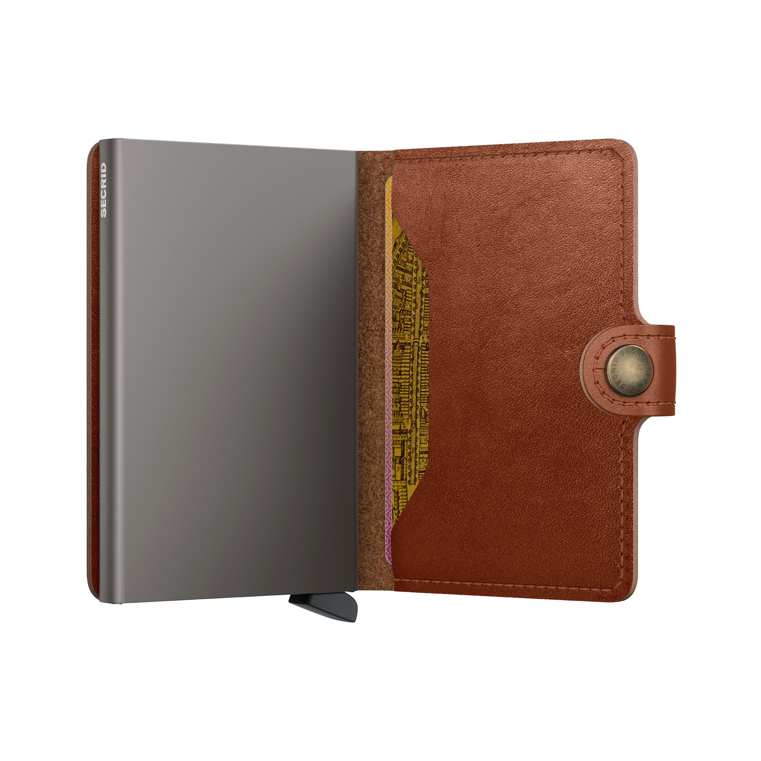 Secrid Miniwallet Texano Saddle – Schrägansicht