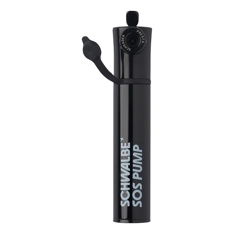 Schwalbe Minipumpe SOS Pump schwarz 6 bar / 85 PSI