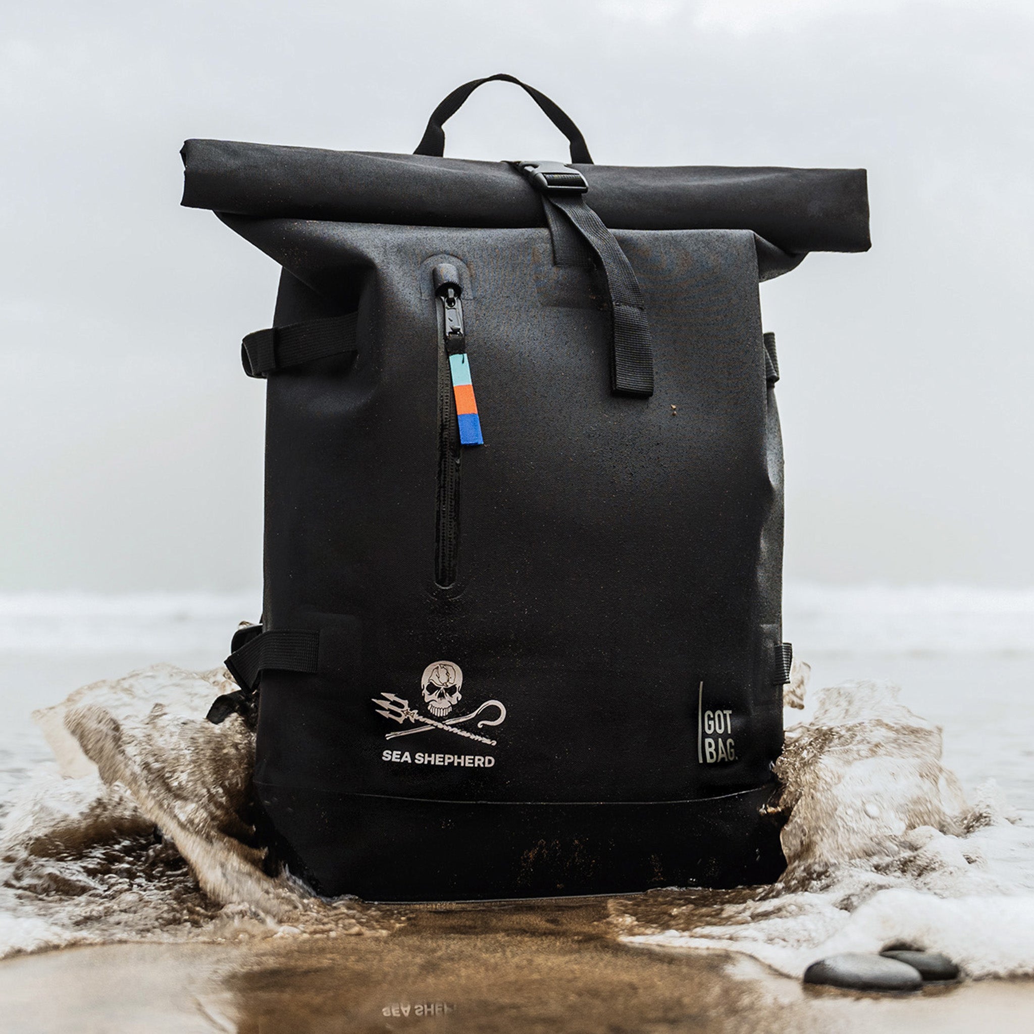 GOT BAG Rolltop 2.0 Sea Shepherd Black