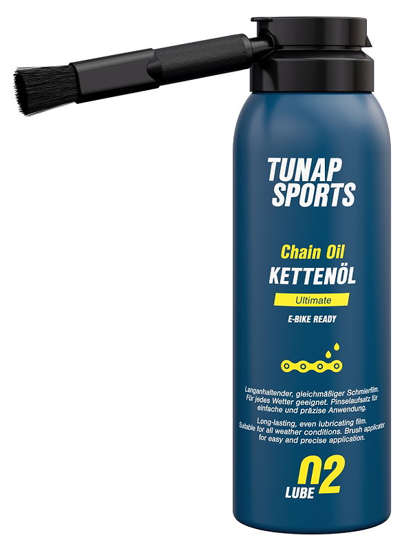 TUNAP SPORTS Kettenöl TS260 Ultimate 125 ml Sprühdose mit Dosierpinsel