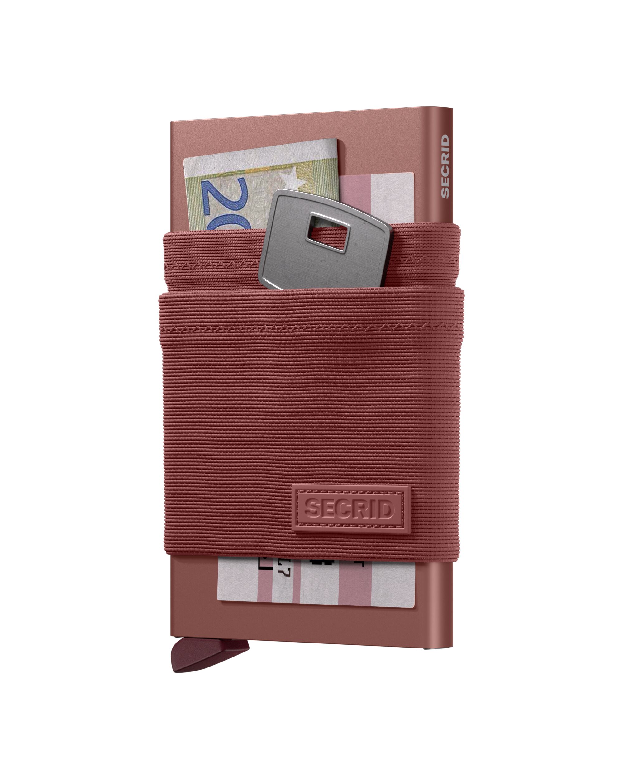 Secrid Flexwallet Mauve – mit Inhalt