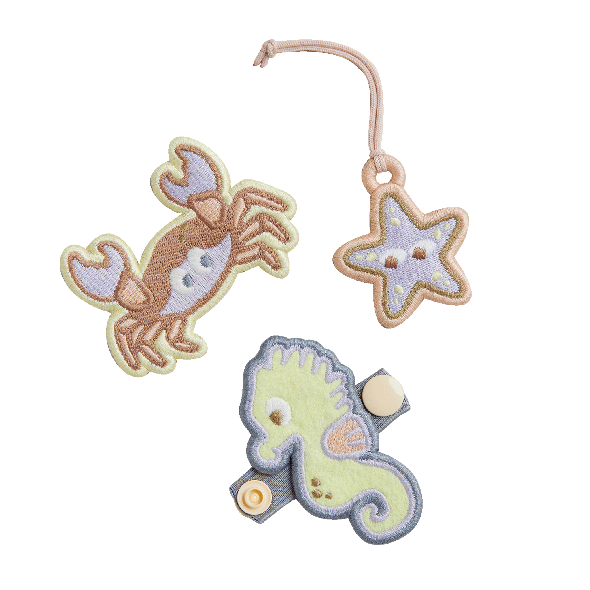 GOT BAG Kids Adventure Patch Set Seahorse Multicolor