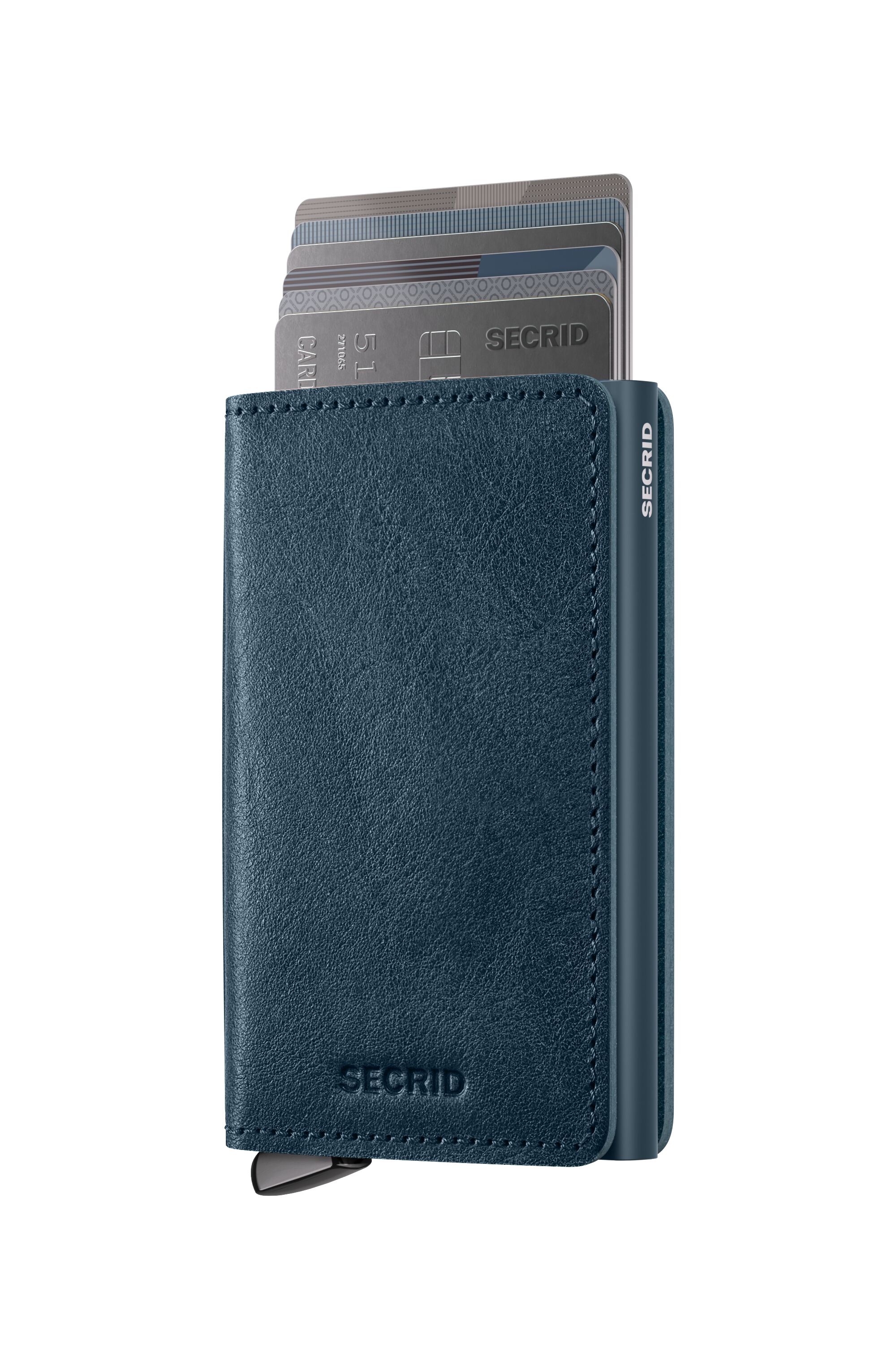 Secrid Slimwallet Basco Teal+ – mit Karten
