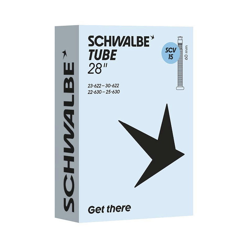 Schwalbe Fahrradschlauch SCV Ventil Nr. 15 28" SCV 60 mm 23/30-622/630