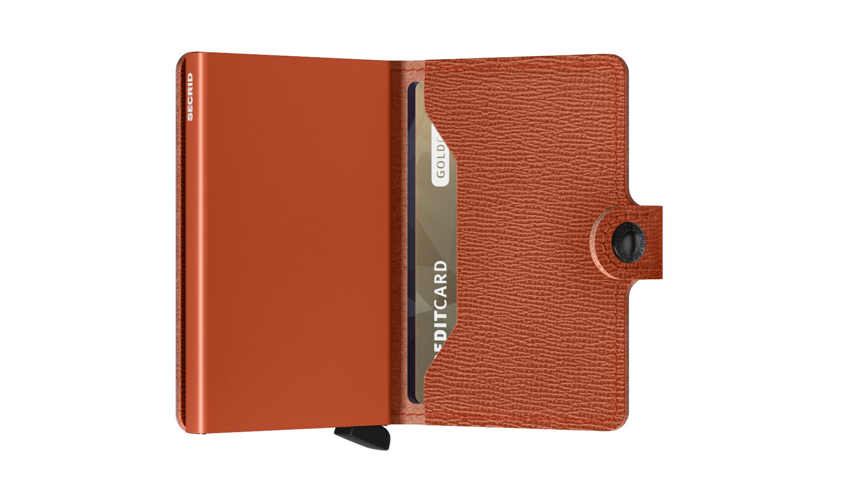 Secrid Miniwallet Crisple Pumpkin – Schrägansicht