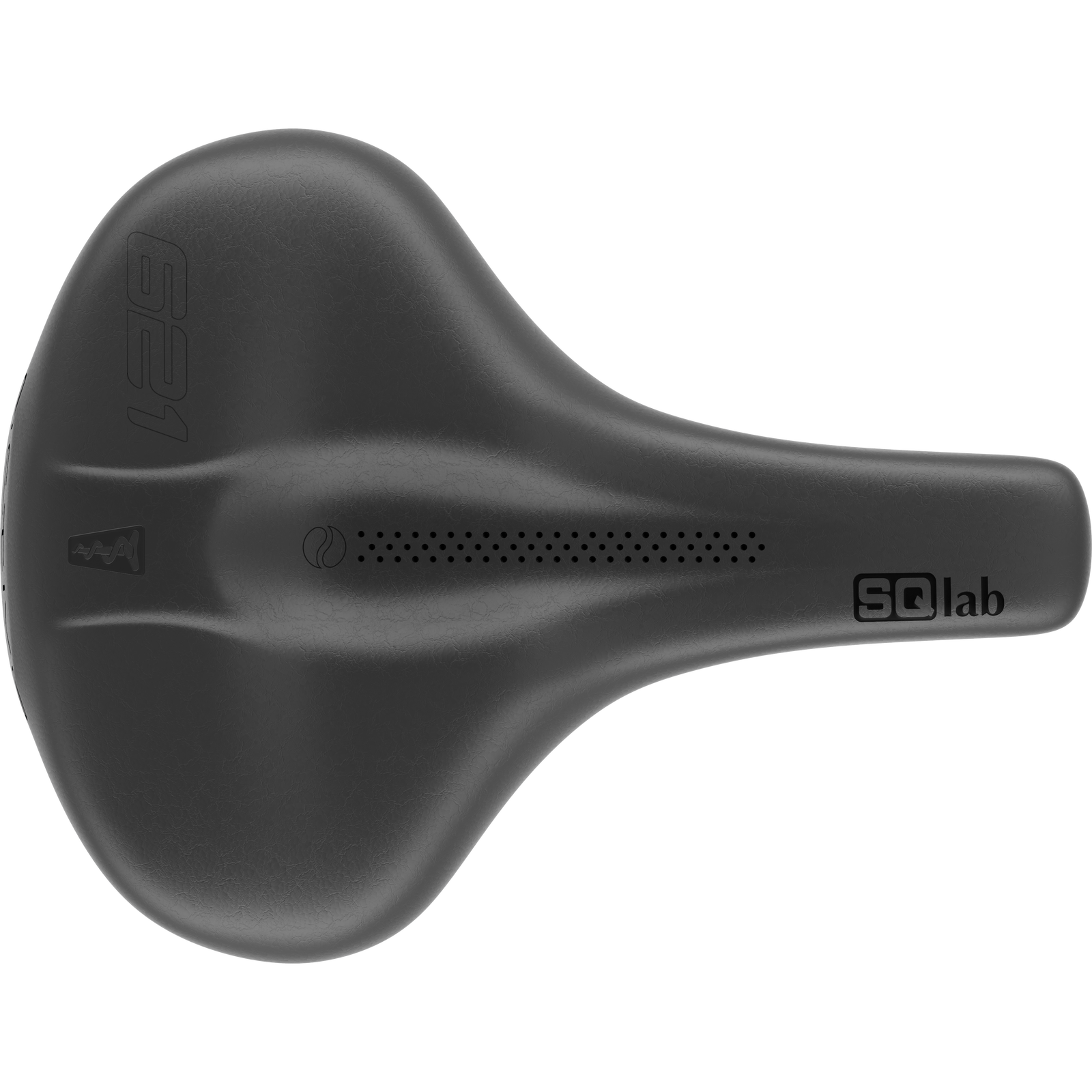 SQlab City Sattel 621 Ergolux Active 2.1 – Ansicht von oben