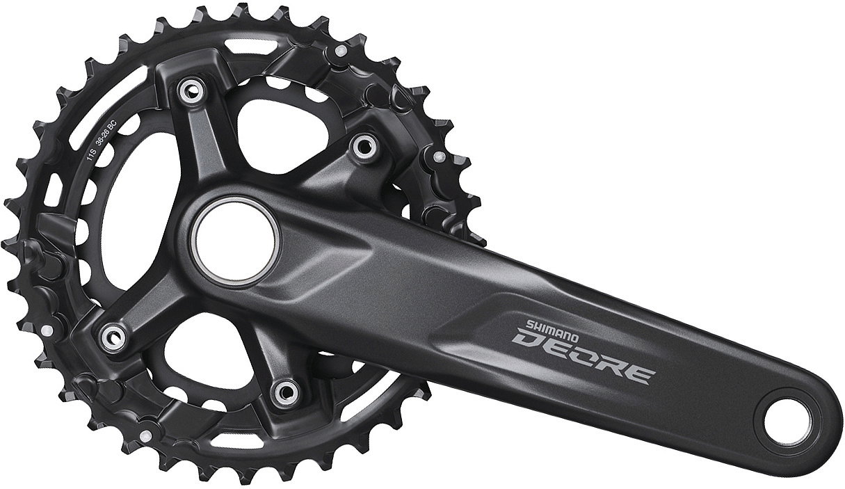 Shimano Kettenradgarnitur Deore FCM5100 2-PIECE 36x26 Zähne / Boost schwarz 175 mm EFCM51002BEX66