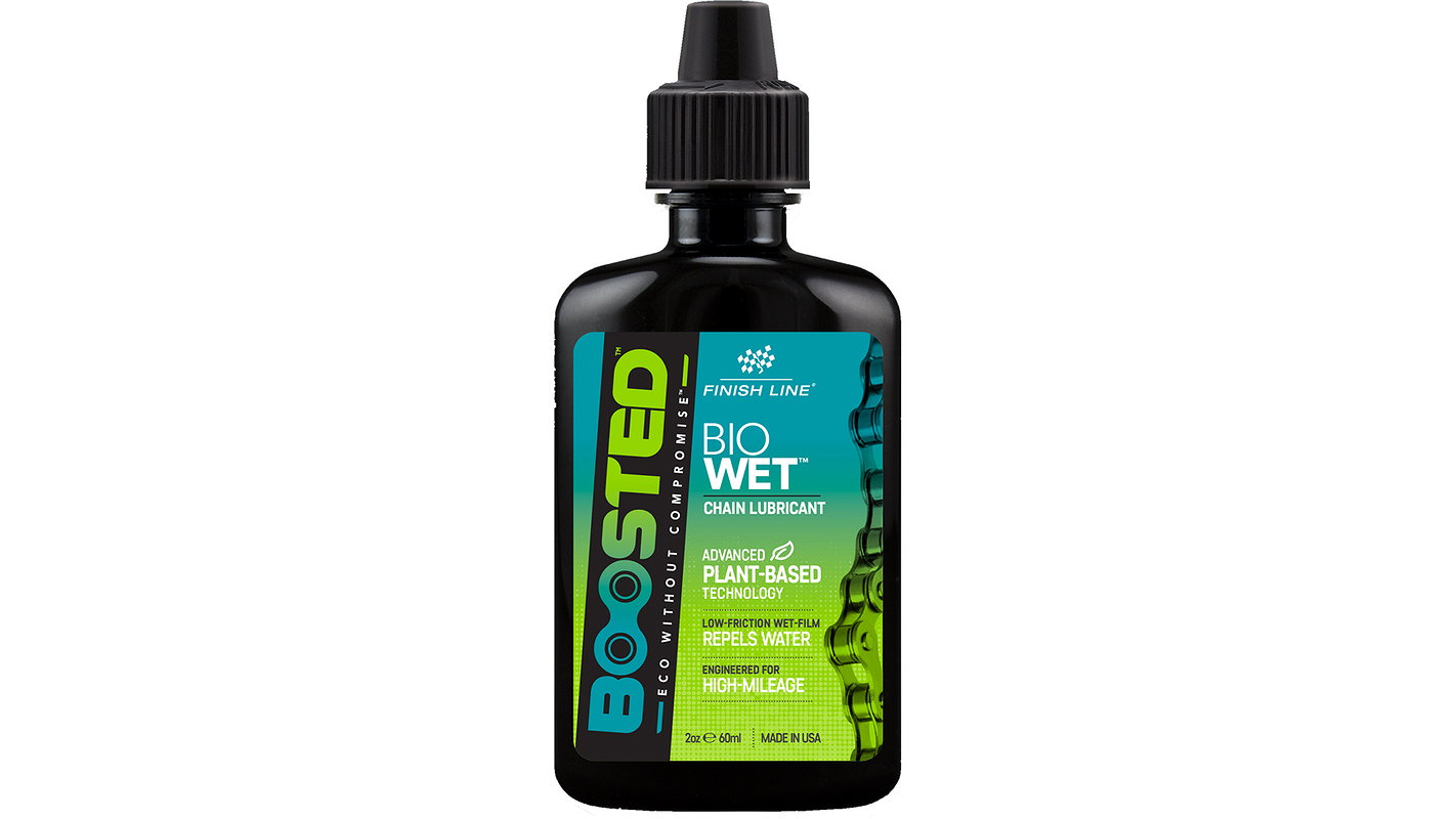 FINISH LINE Kettenwachs BOOSTED Bio Wet Chain Lube 60 ml Spritzflasche