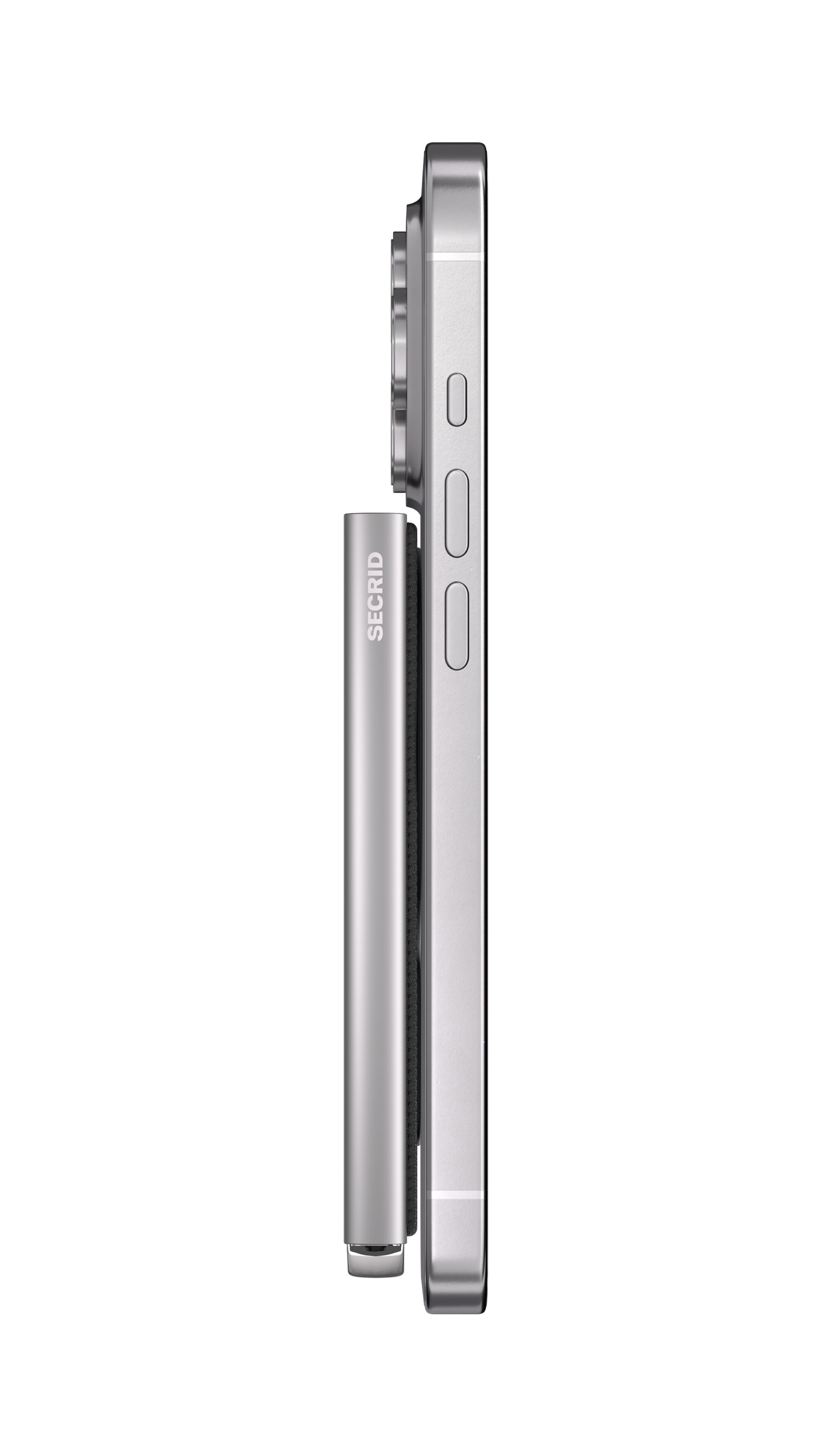Secrid Cardprotector Fluted for Magsafe Silver+ – am Smartphone